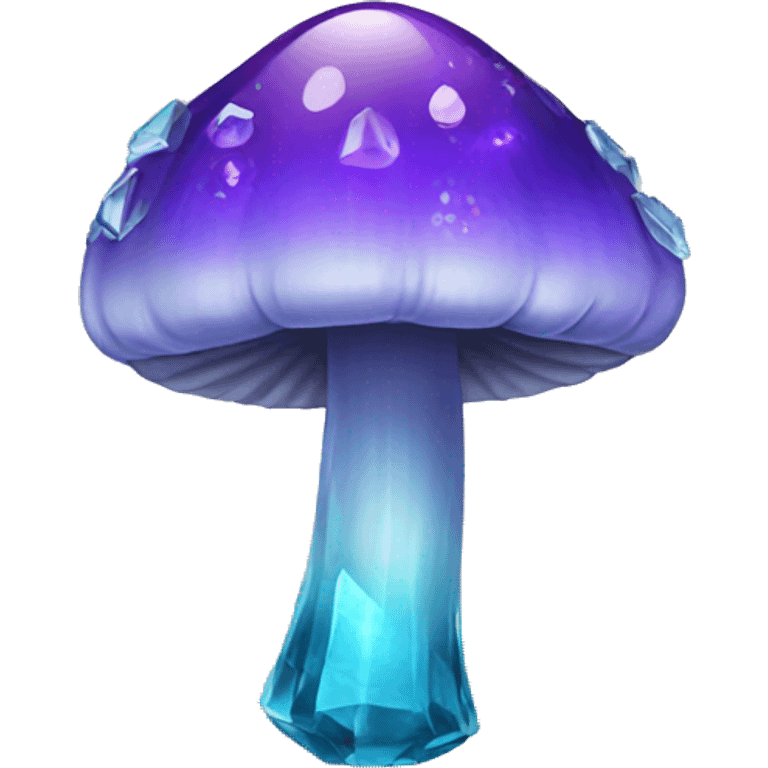 Crystal mushroom  emoji