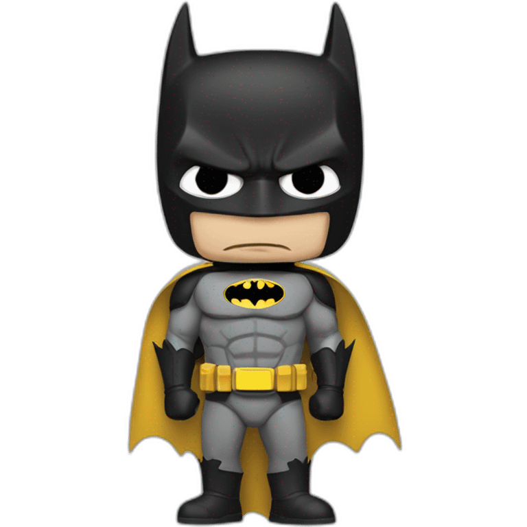 Batman qui combat des méchants  emoji