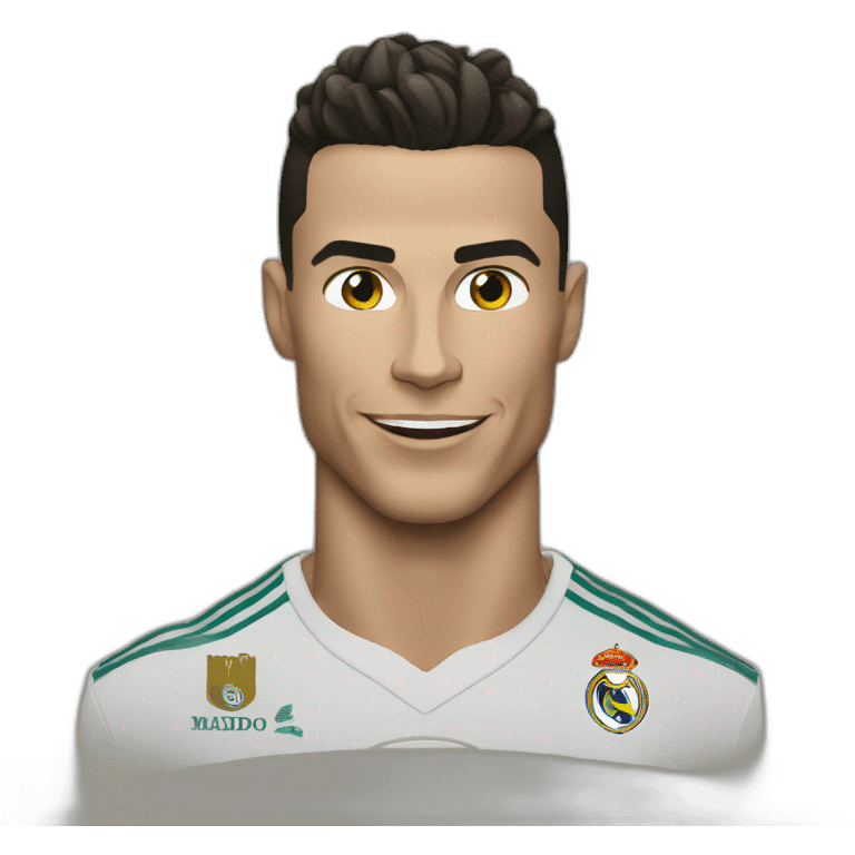 cristiano ronaldo madrid emoji