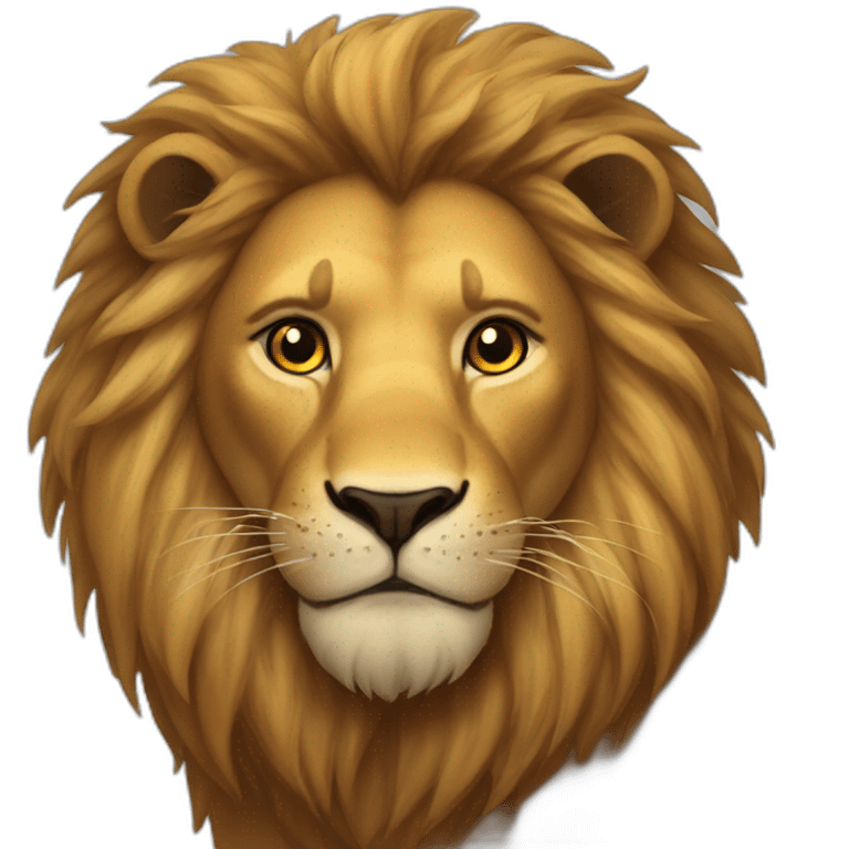 lion with scar emoji