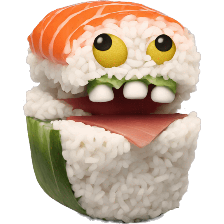 Sushi monster  emoji