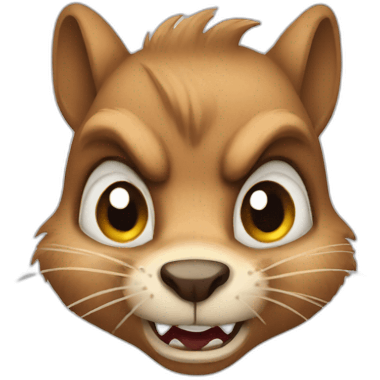 angry squirrel emoji