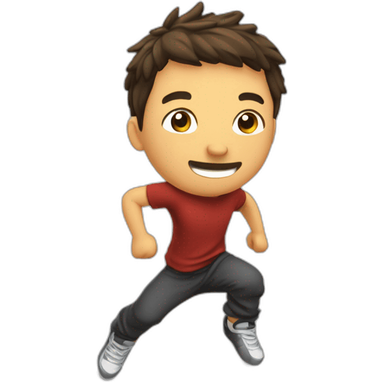 salto arrière parkour homme emoji