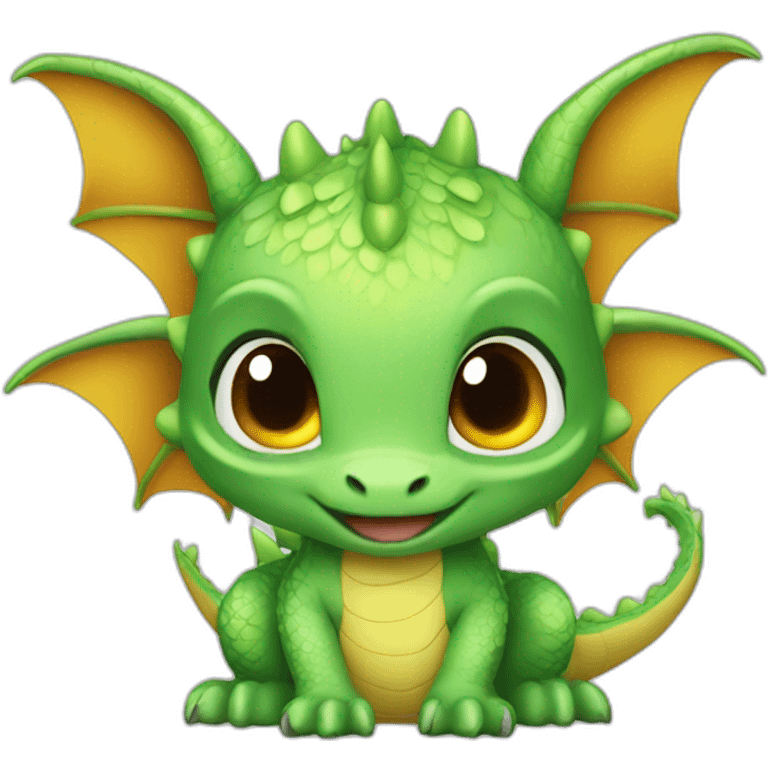 Bébé dragon emoji