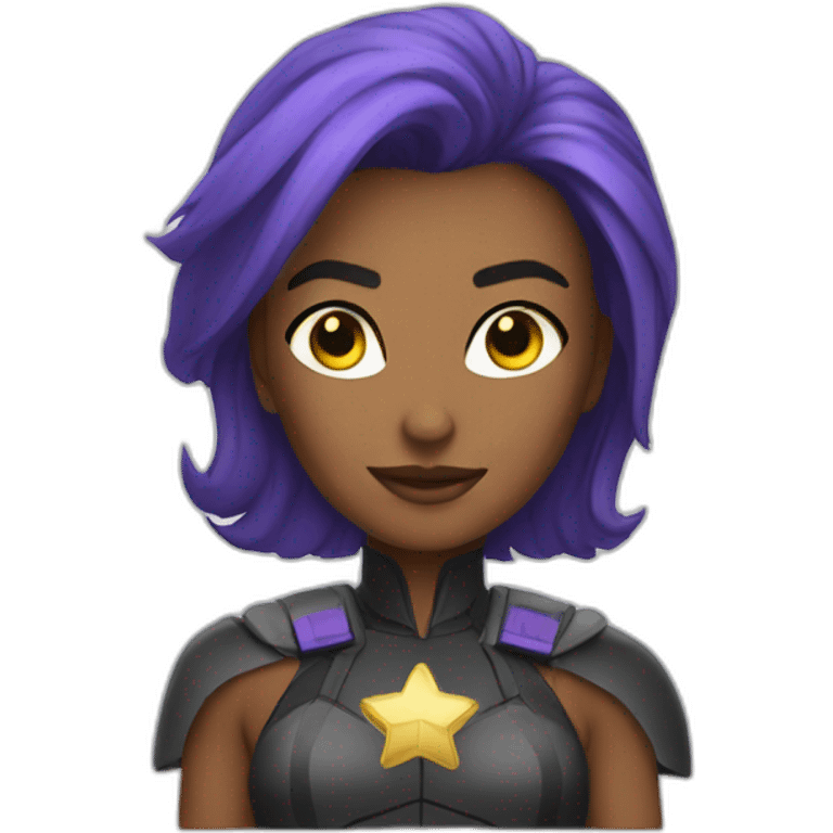 Une super heroine emoji