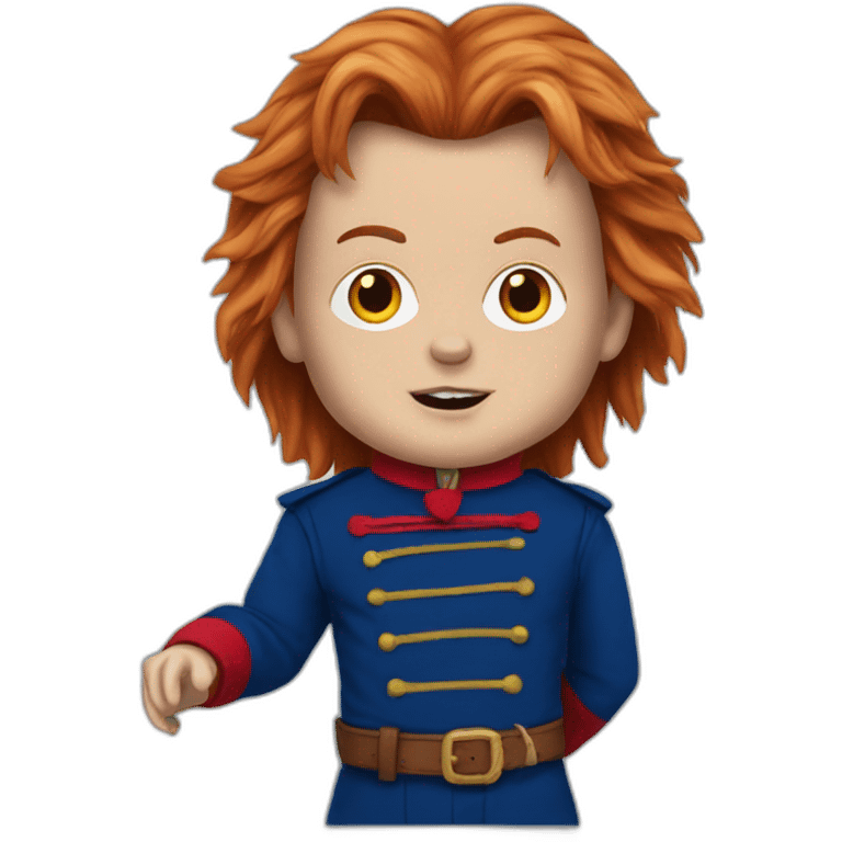 Chucky as napoleon emoji