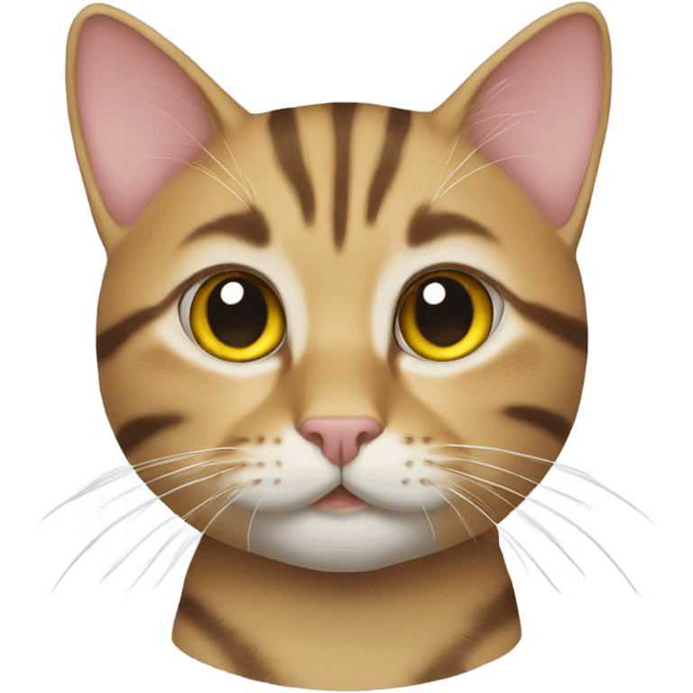 Tabby cat with AR  emoji