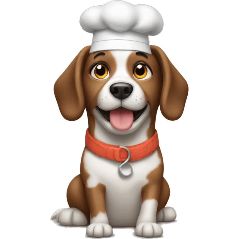 Dog baking emoji