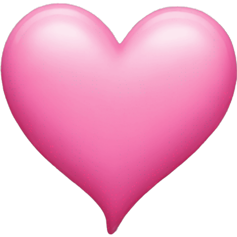 Pink Heart painting  emoji