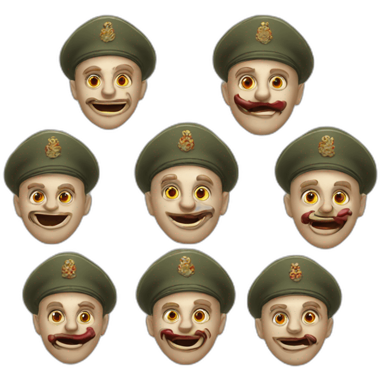 russian army clowns emoji