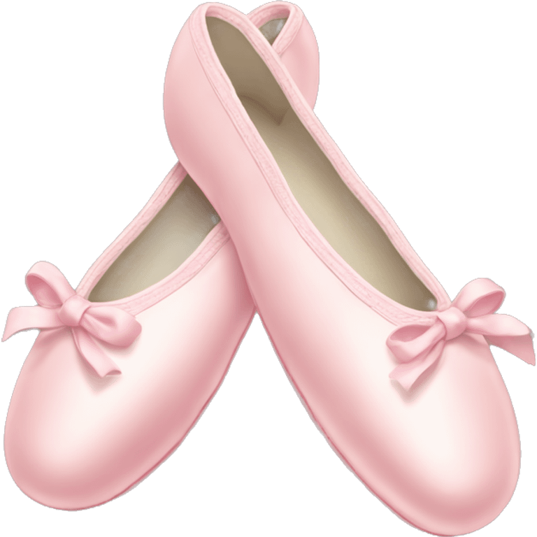 pastel pink ballet shoes emoji