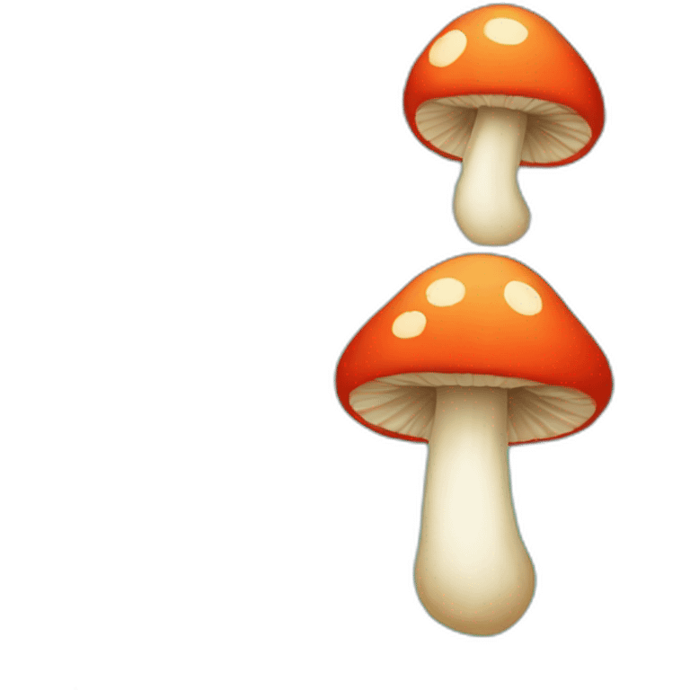 vibrant mushroom emoji