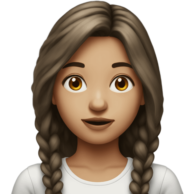 realistic portrait of girl emoji