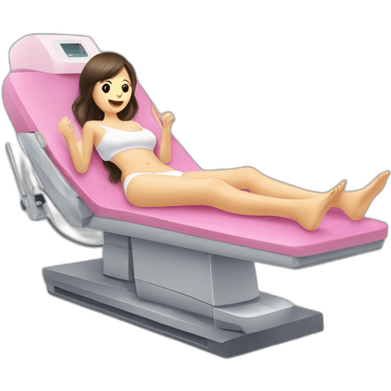 Laser epilation emoji