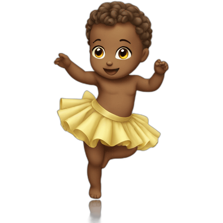 Baby dancing emoji