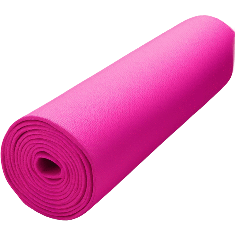 Pink Yoga mat  emoji