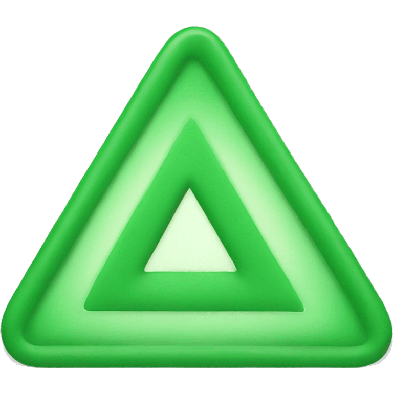 Green triangle emoji