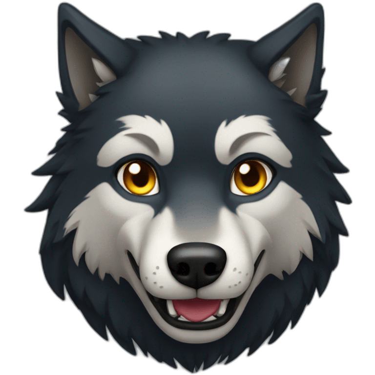 Dark Wolf emoji