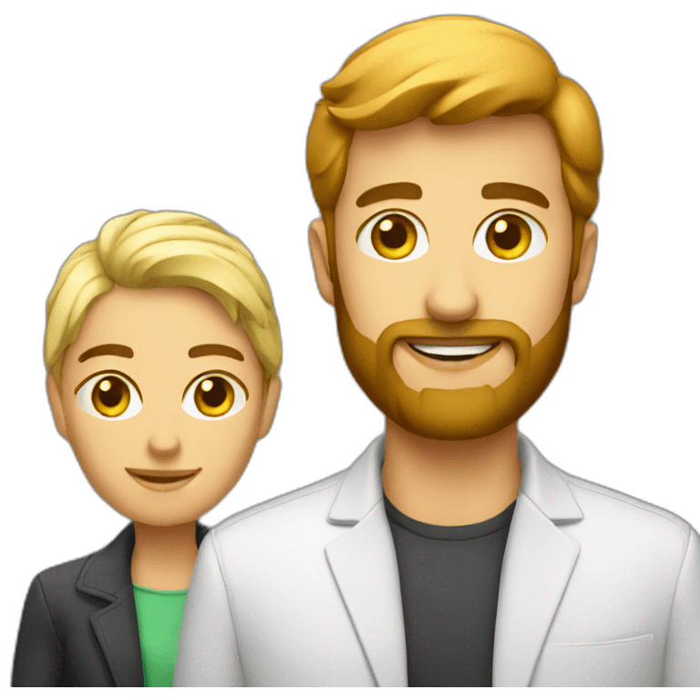 designer with manager emoji