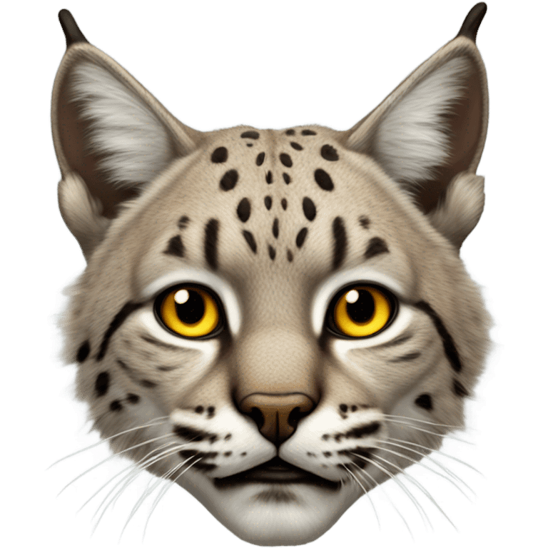 Bobcat portrait  emoji