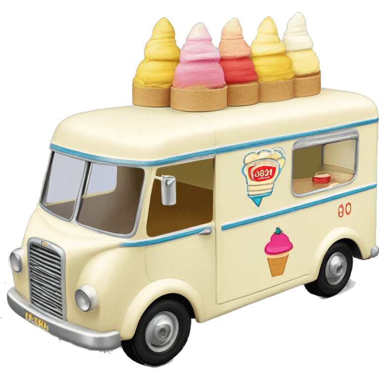 Matchbox ice cream van 1957 emoji