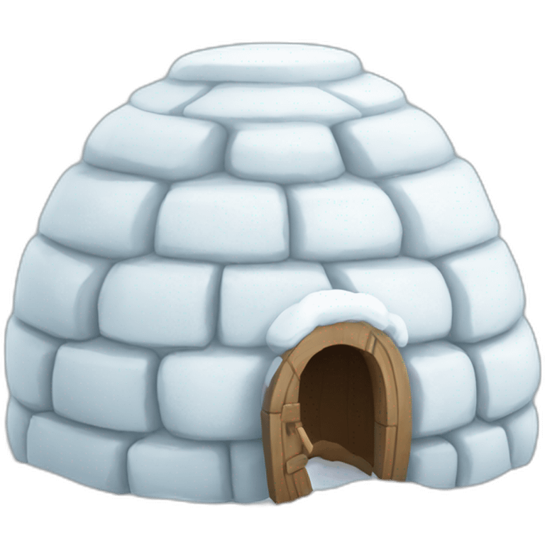 igloo waving hello emoji