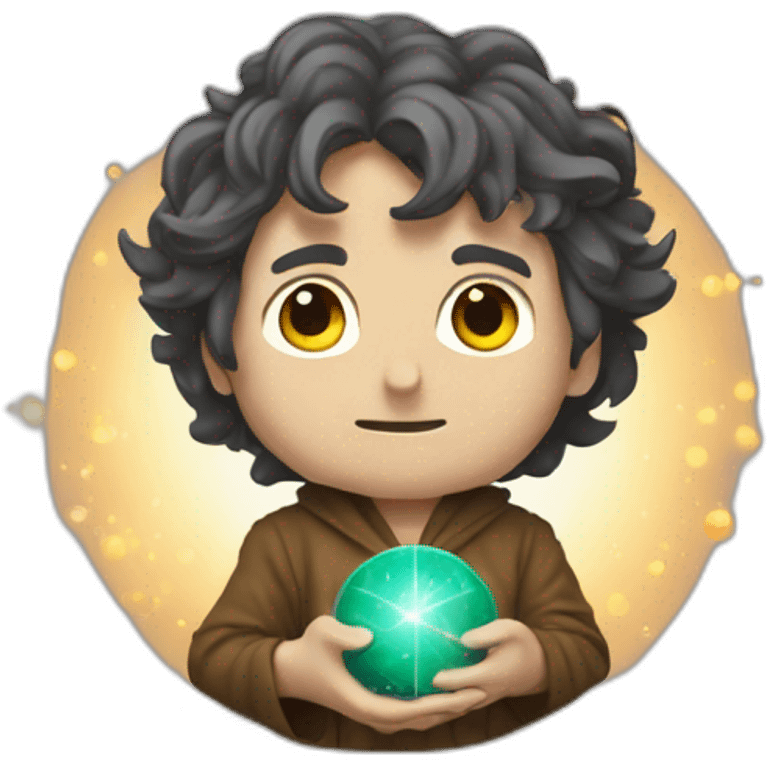 frodo holding an atom emoji