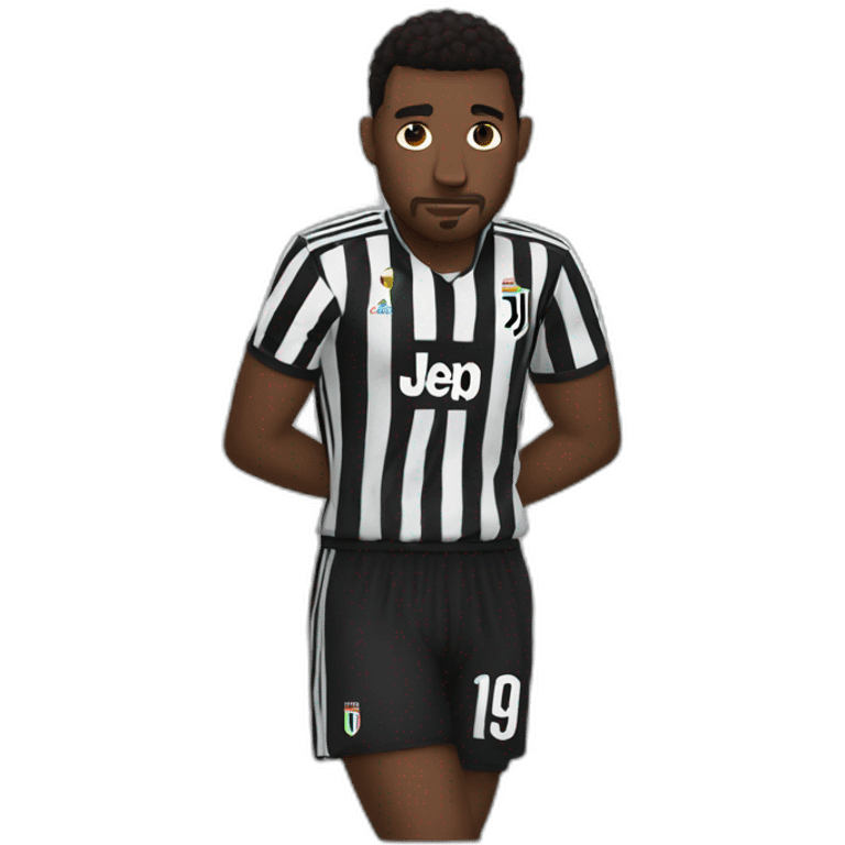 juventus player handcuffed emoji