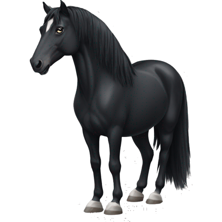 black horse emoji