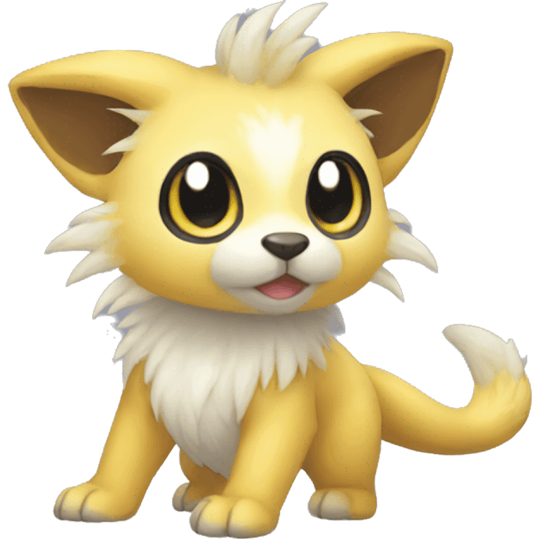 Cute cool animal hybrid Fakemon emoji