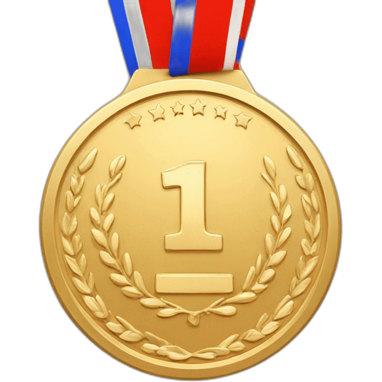 1st place gold medal emoji