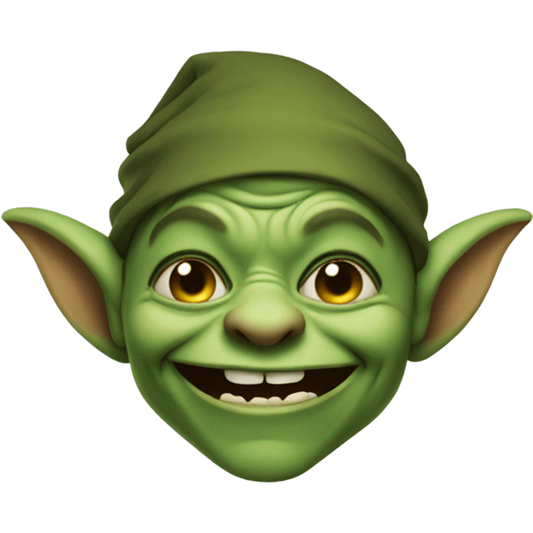 Flirty goblin emoji