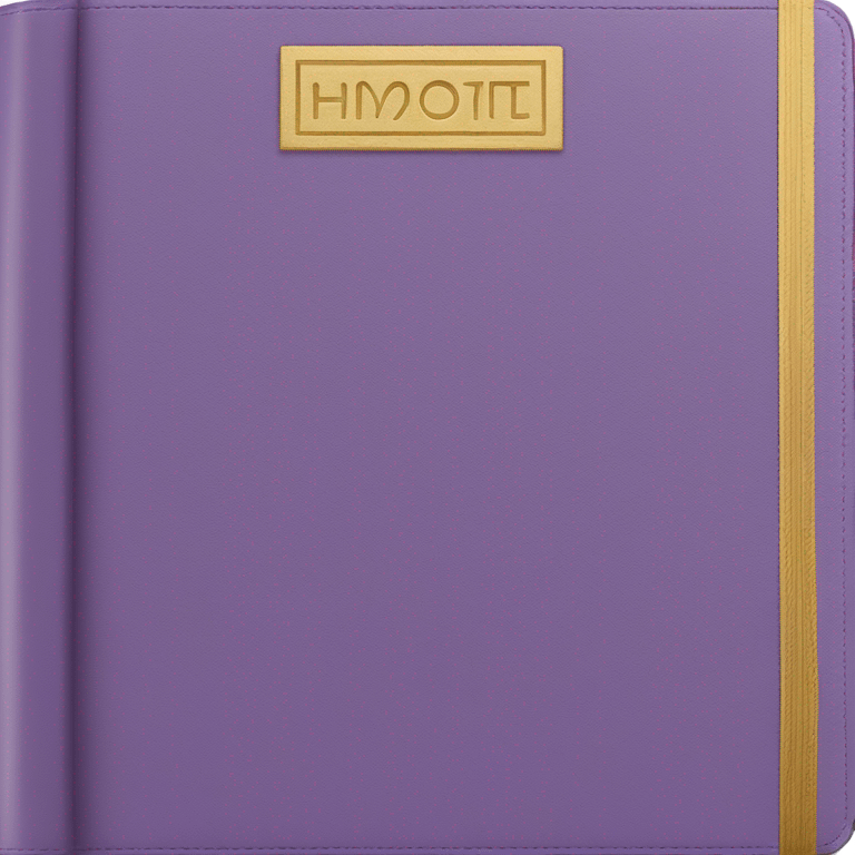 Purple planner emoji