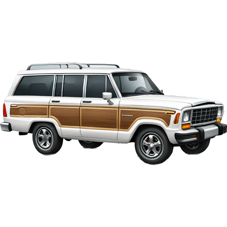 White wagoneer SUV emoji