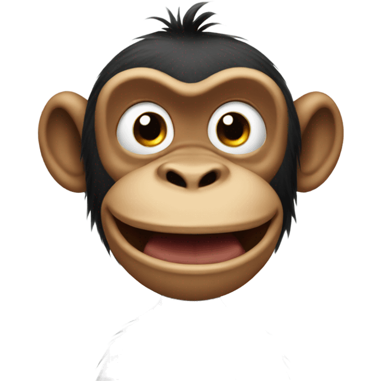 Goofy monkey  emoji