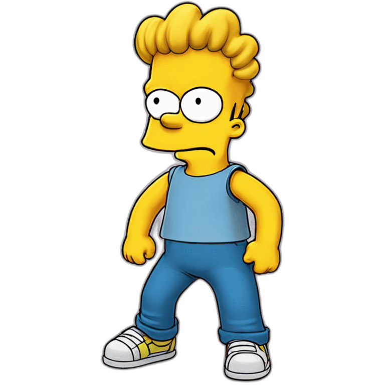 Bart simpson from "the simpson" show emoji