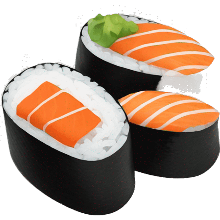 Sushi on plate emoji