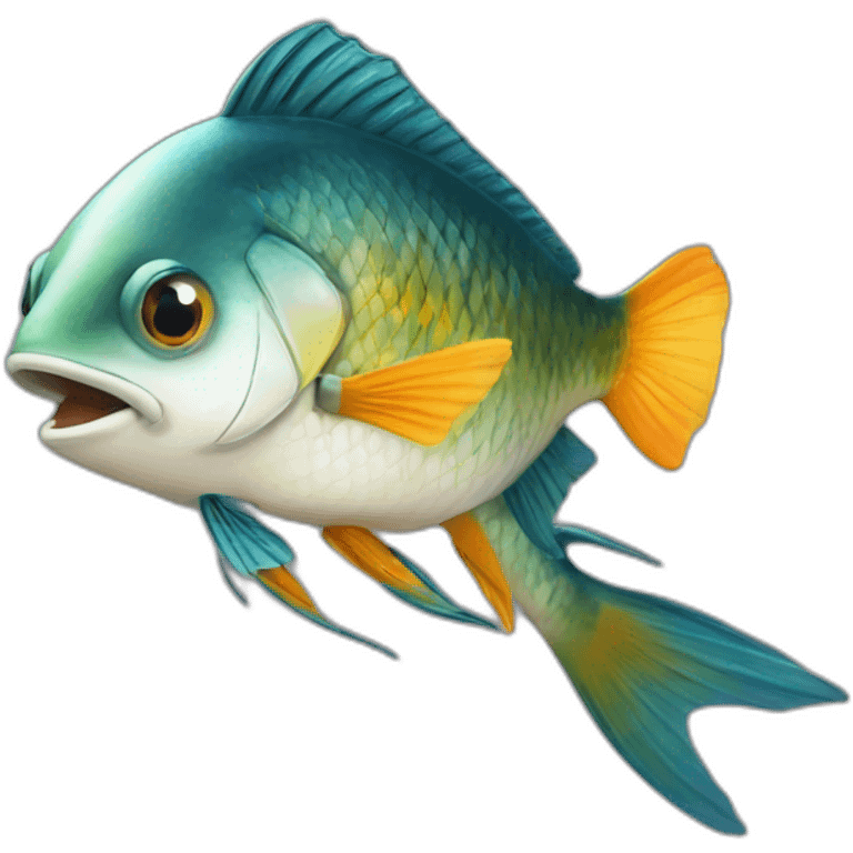 Poisson sur un chameaux emoji