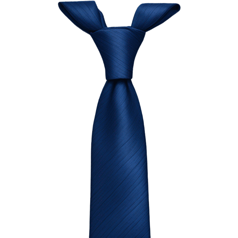 dark blue realistic tie emoji