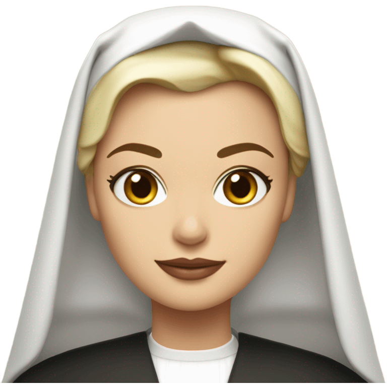 Margott Robbie like a nun emoji