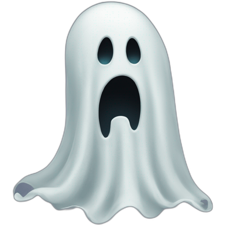 a scary ghost emoji