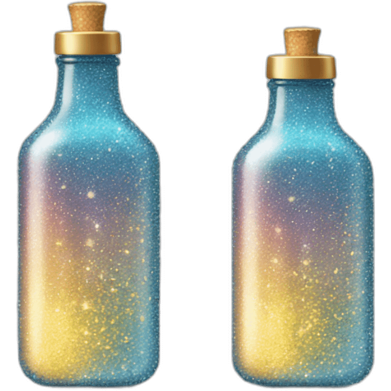 Sparkle bottle emoji