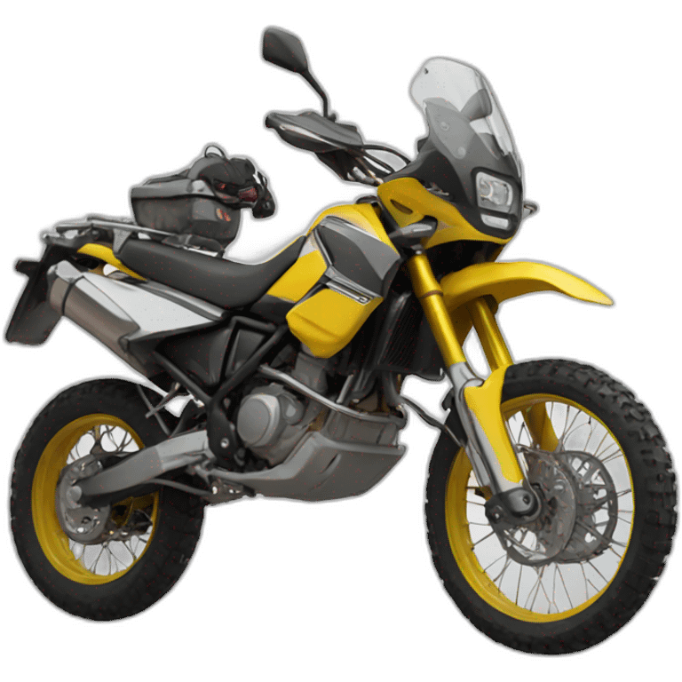 Moto enduro emoji