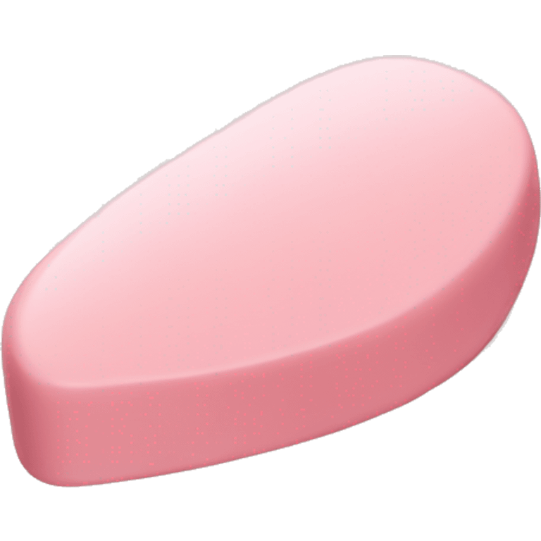 A soft pink gua sha emoji