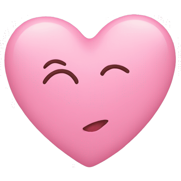 Corazón rosa pastel emoji