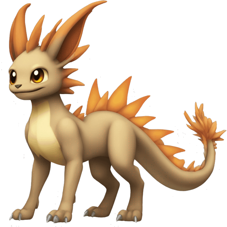 Drakeon Fakémon Dragon Eeveelution full body emoji