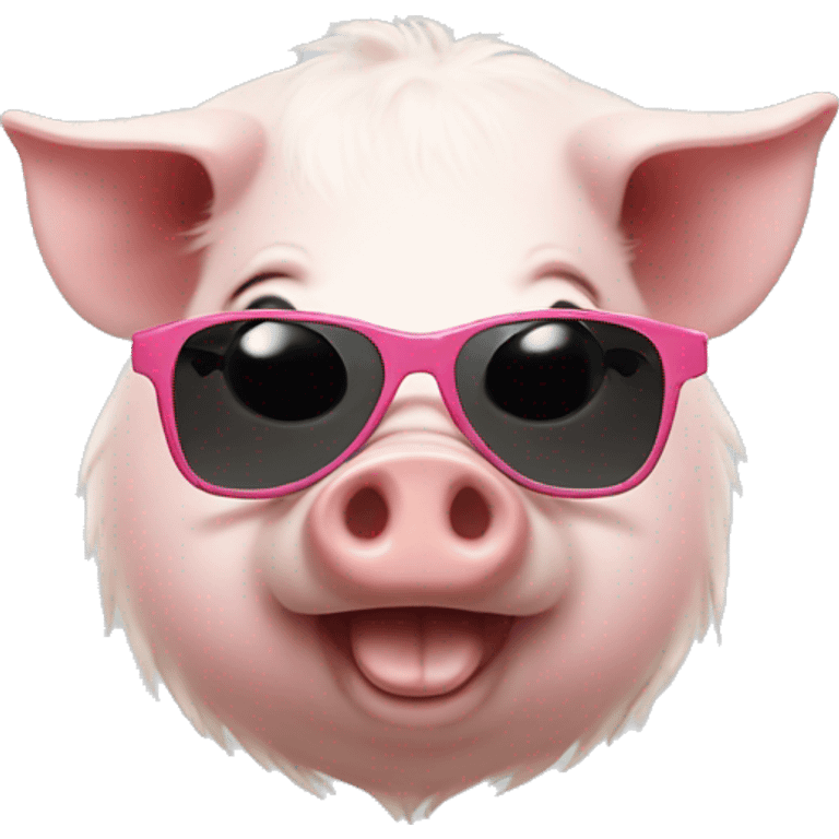 Ginea pig with sunglasses emoji