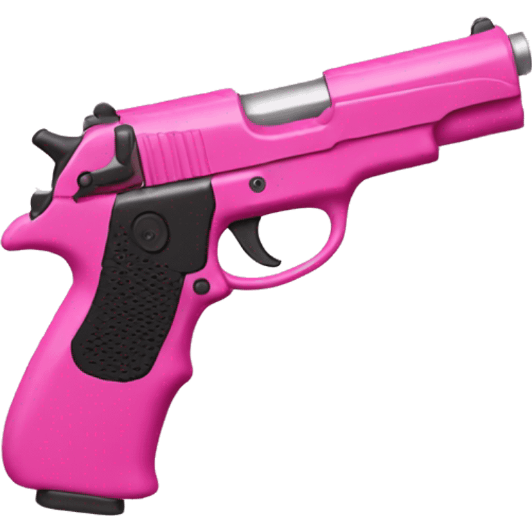 Pink gun emoji