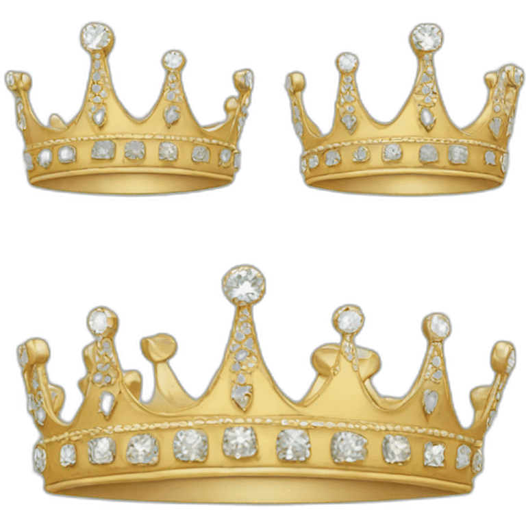 Crown with diamonds emoji