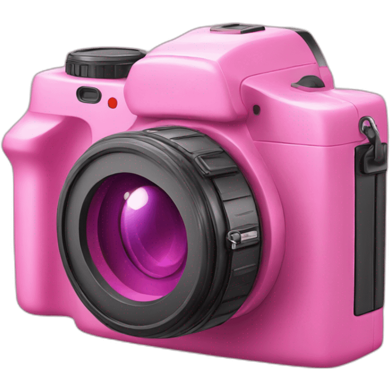 Pink camera emoji